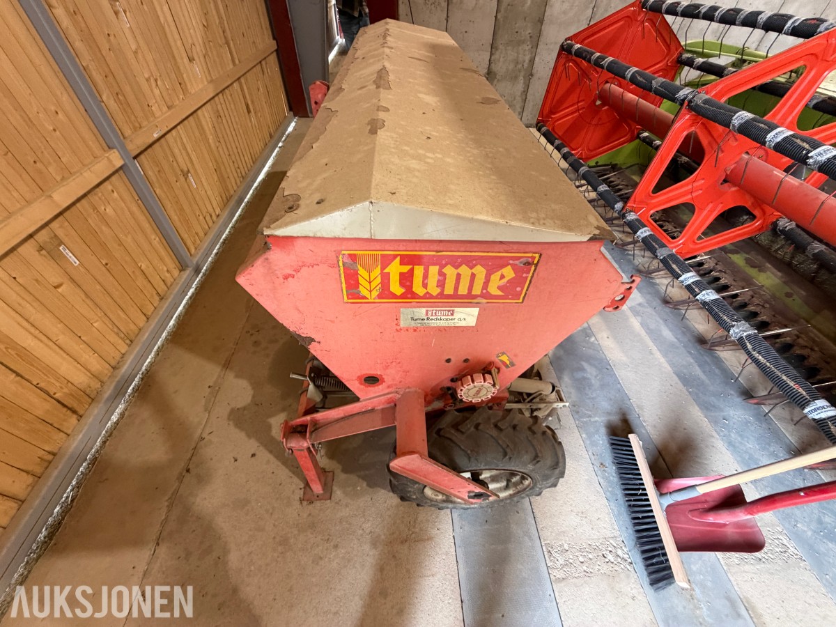 Tume KK 250 Såmaskin - skålabber - traktormontert