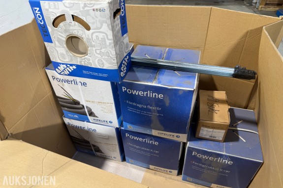 Diverse Elektro materiel-Kabel m.m