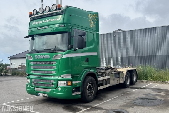 2012 Scania R 560 6x2 krokbil - Hiab XR20Z56 20 tonn - 700 226 km