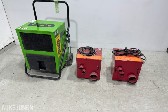 Remko AMT 55-E + Corroventa CTR 300 XT avfuktere