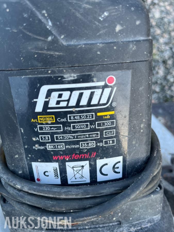 FEMI NG 120 XL manuell båndsag