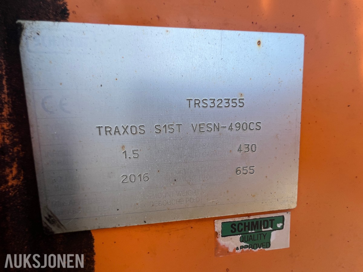 2016 Aebi Schimdt Traxos S15T Sandspreder m/terminal