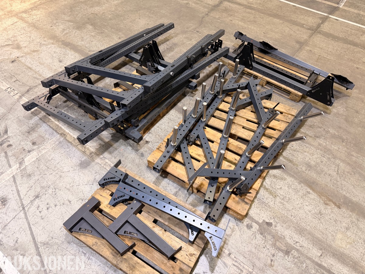 2 stk Eleiko Half Rack med oppbevaring for vektskiver