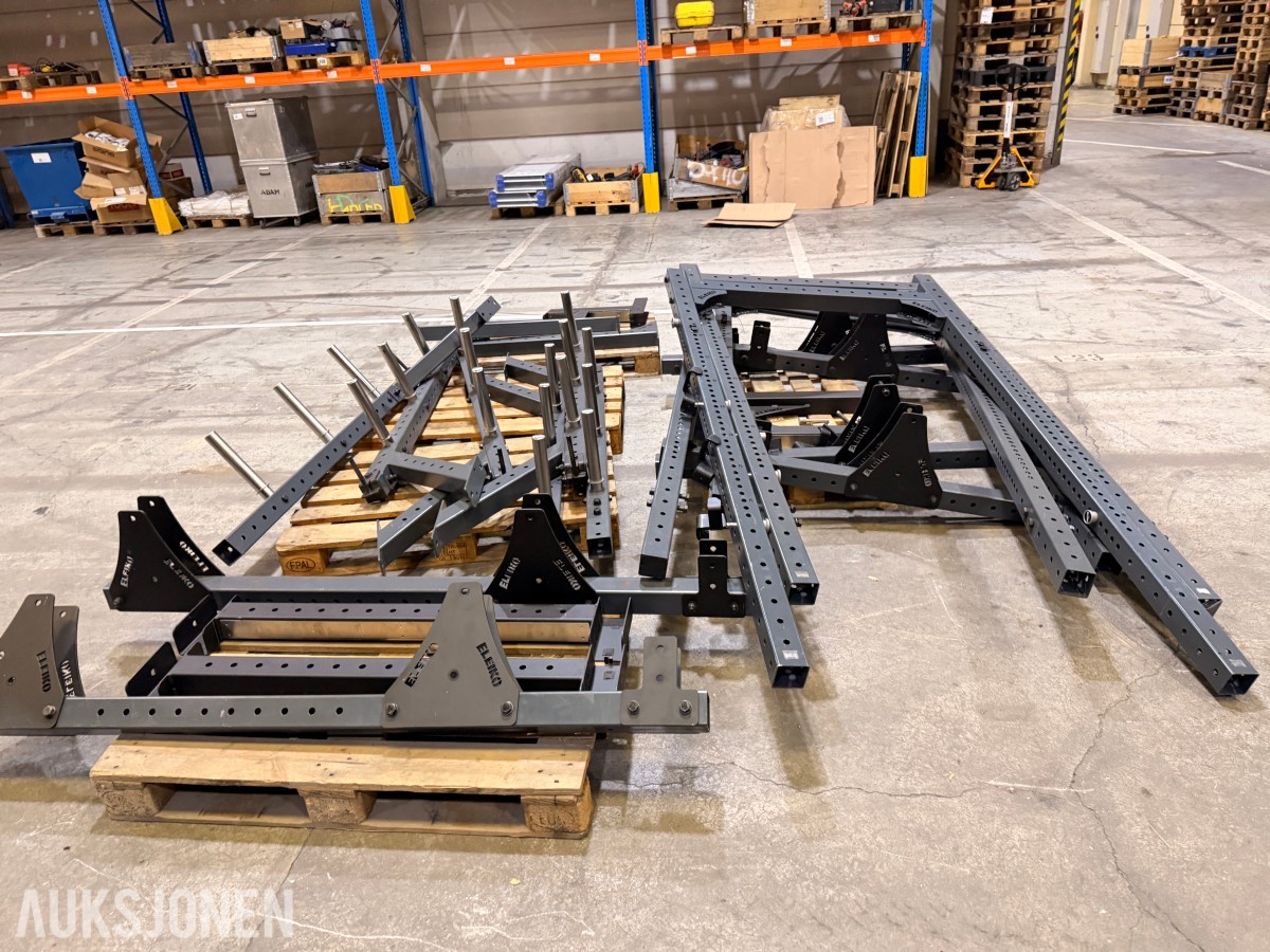 2 stk Eleiko Half Rack med oppbevaring for vektskiver