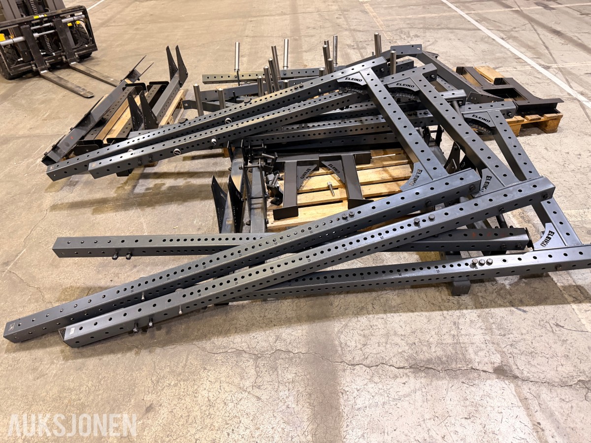 2 stk Eleiko Half Rack med oppbevaring for vektskiver