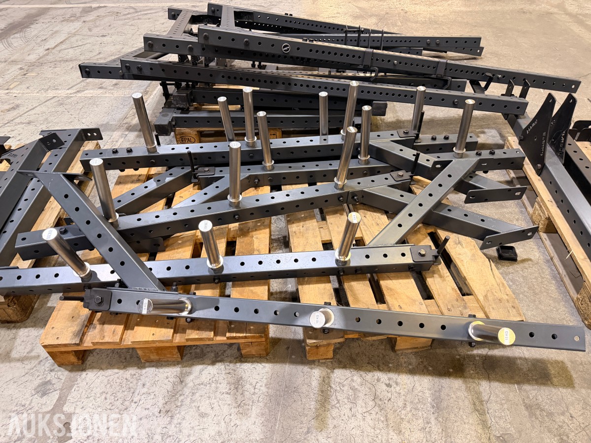2 stk Eleiko Half Rack med oppbevaring for vektskiver