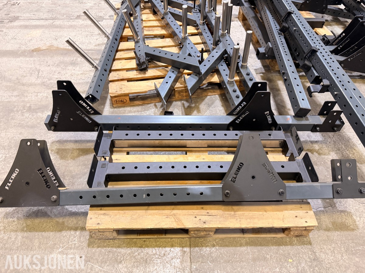 2 stk Eleiko Half Rack med oppbevaring for vektskiver