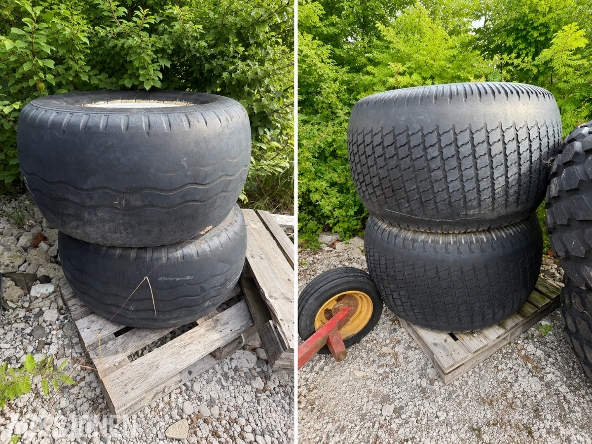 Goodyear / Contentinal Dekksett på felg til traktor - Terra-tire