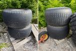 Goodyear / Contentinal Dekksett på felg til traktor - Terra-tire