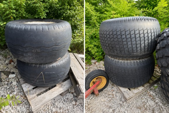 Goodyear / Contentinal Dekksett på felg til traktor - Terra-tire