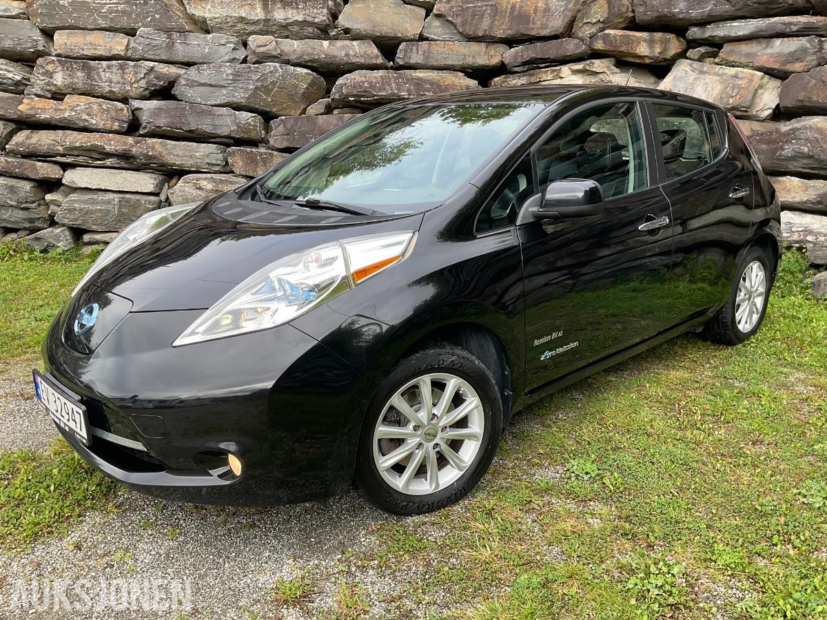 2017 Nissan Leaf, EL-bil med lav km.