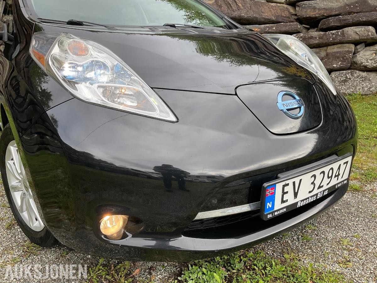 2017 Nissan Leaf, EL-bil med lav km.