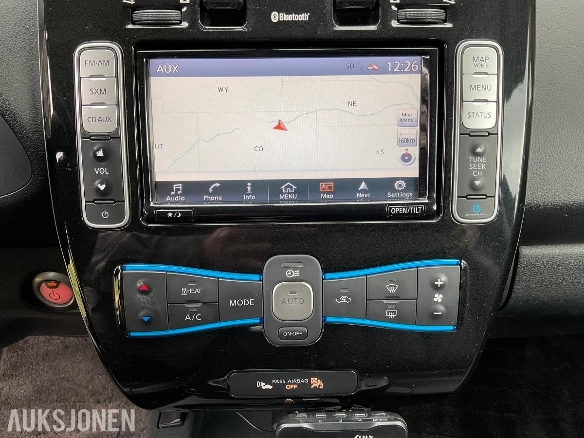 2017 Nissan Leaf, EL-bil med lav km.