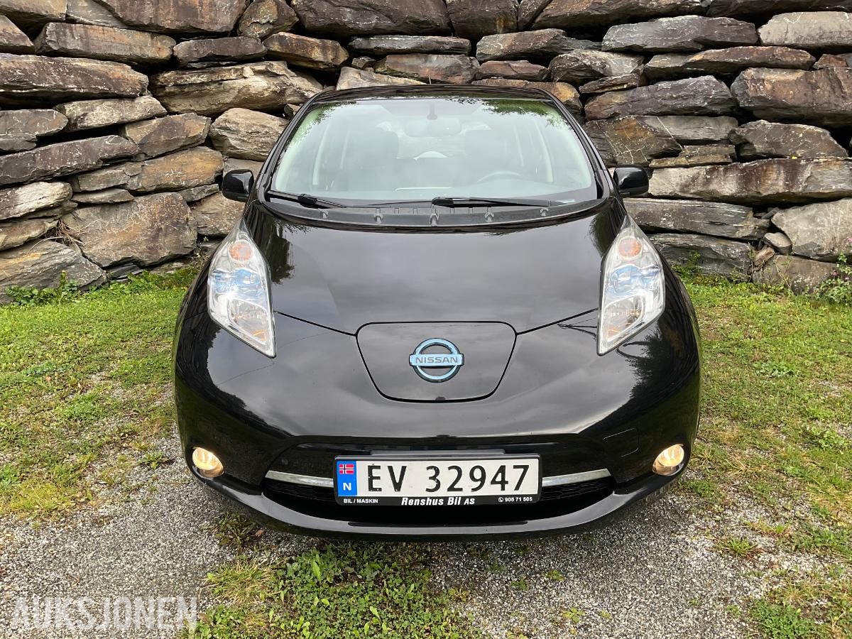 2017 Nissan Leaf, EL-bil med lav km.
