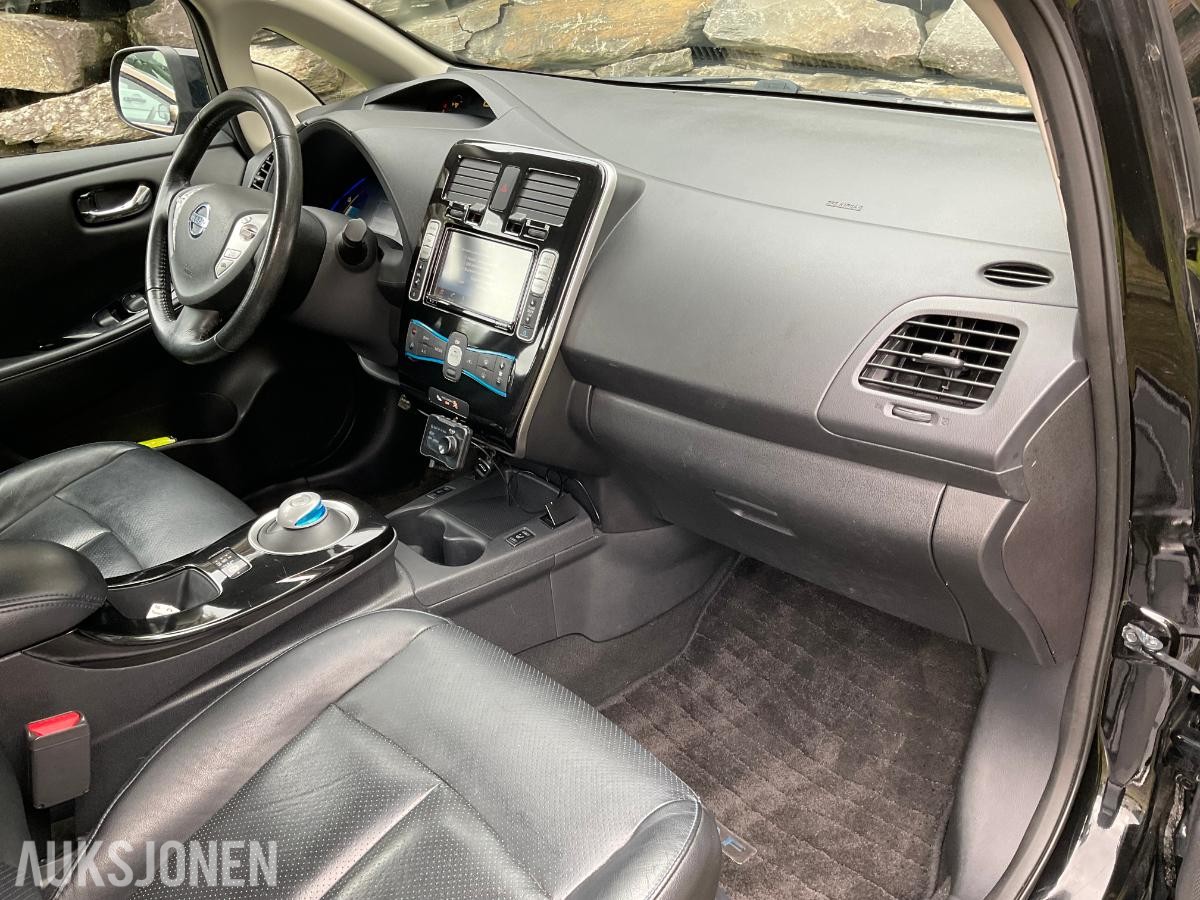 2017 Nissan Leaf, EL-bil med lav km.
