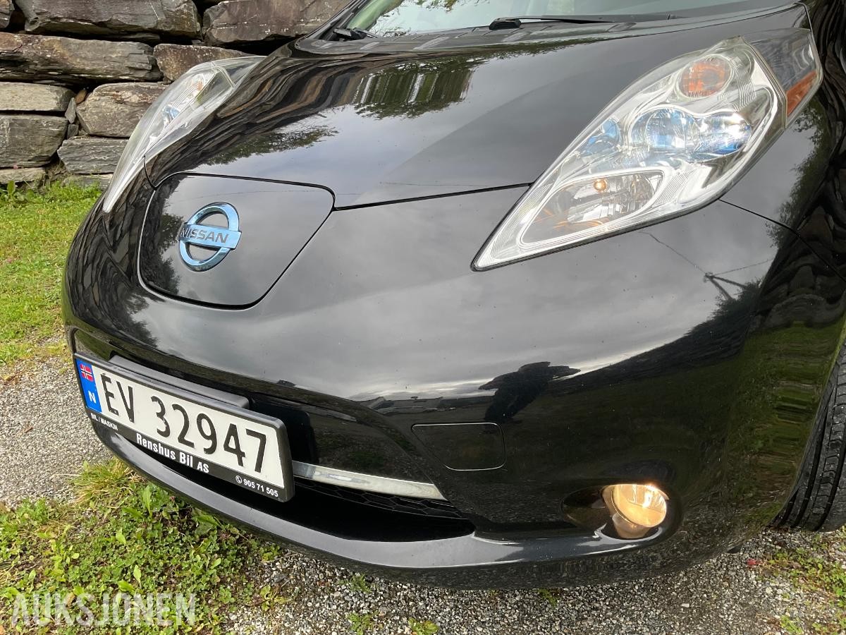 2017 Nissan Leaf, EL-bil med lav km.