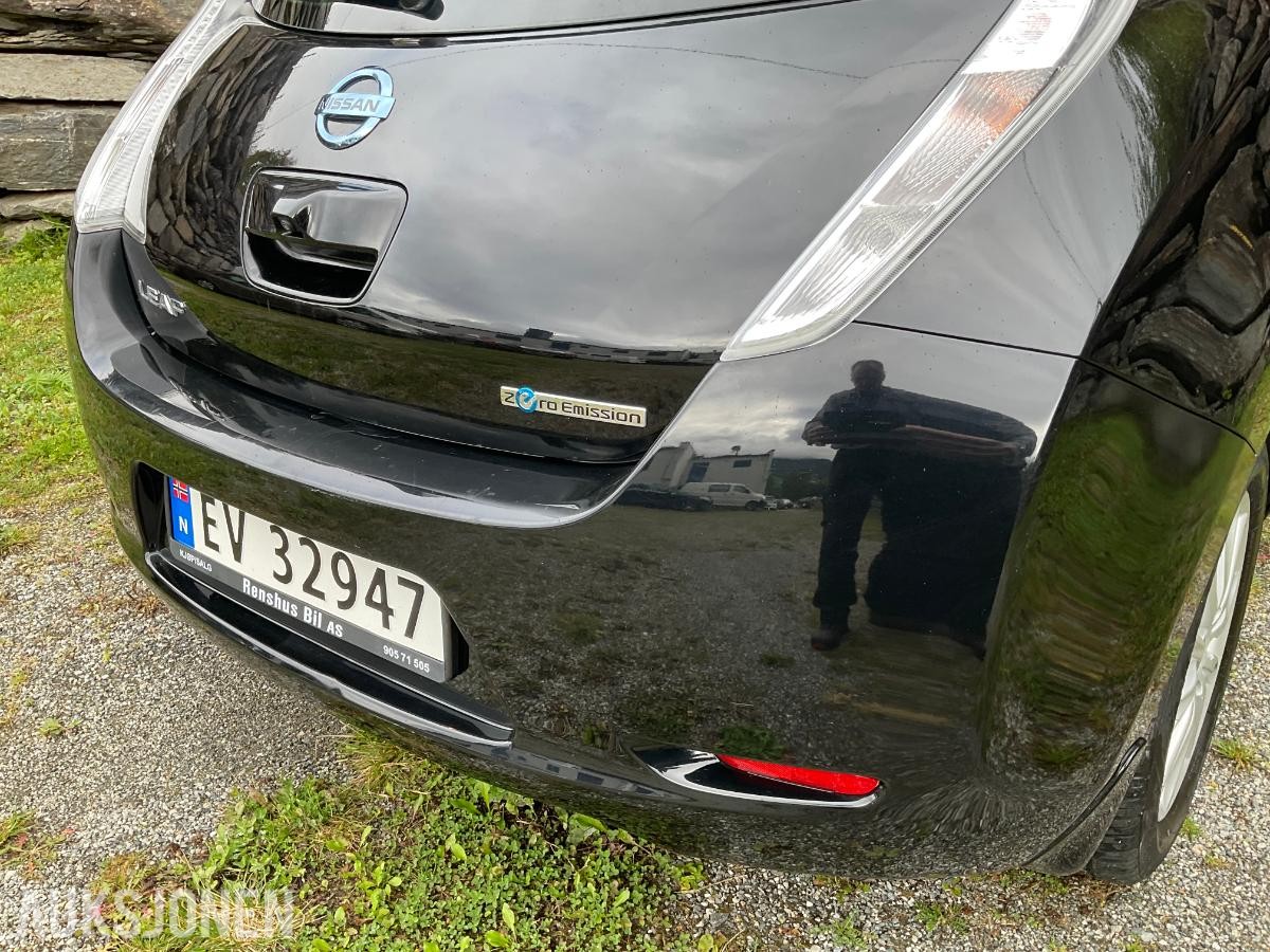 2017 Nissan Leaf, EL-bil med lav km.