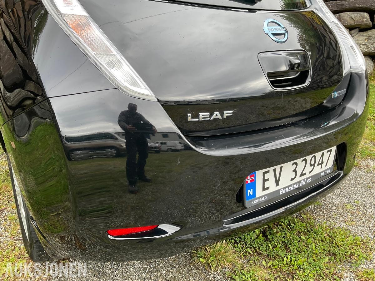 2017 Nissan Leaf, EL-bil med lav km.