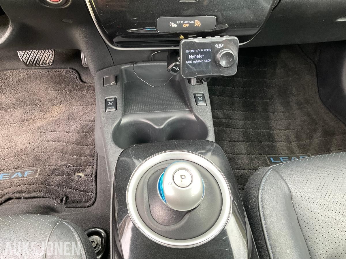 2017 Nissan Leaf, EL-bil med lav km.