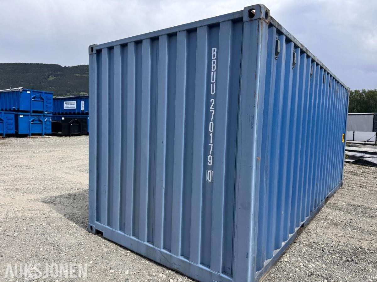 20 fot container med 4 lagerboder