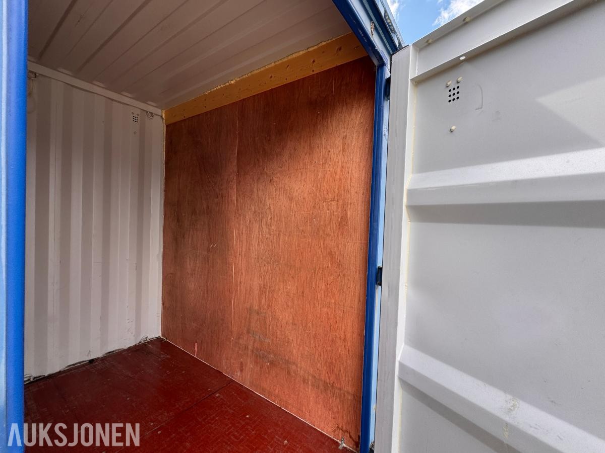 20 fot container med 4 lagerboder