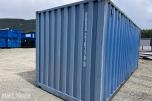 20 fot container med 4 lagerboder