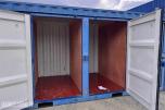 20 fot container med 4 lagerboder