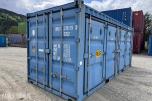 20 fot container med 4 lagerboder