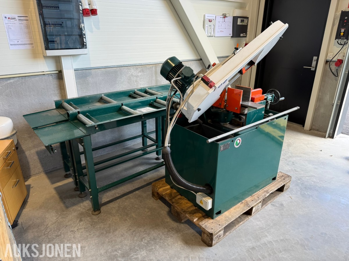 2022 Carif 260 BSA halvautomatisk metallbåndsag med rullebaner