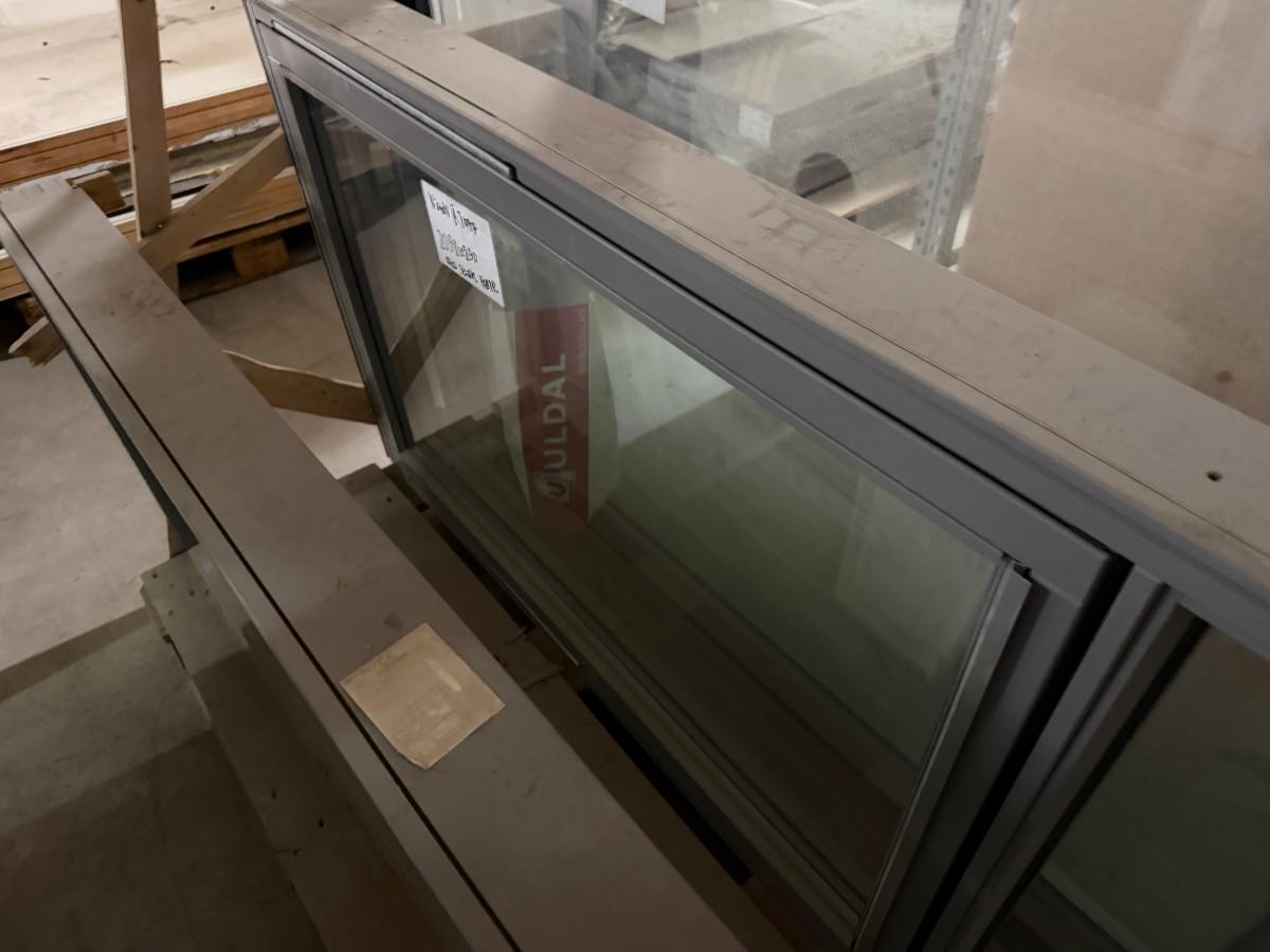 3 stk. Uldal vinduer / B680xH2090 Fastkarm / B890x2090 Fastkarm/topphengslet / B1590xB1190 Topphengslet