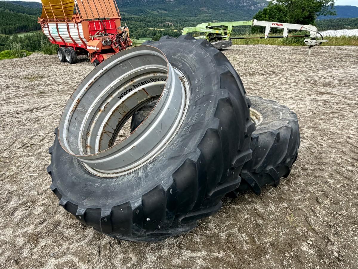 Michelin Traktordekk/felg-sett - 600/65 R 38 XM108
