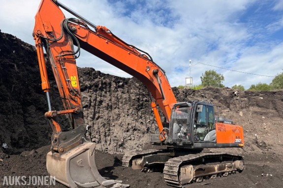 2020 Hitachi ZX350 LC-6 beltegraver - 6.799 timer m/ graveskuffe
