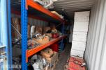 2013 20 fots container med reoler
