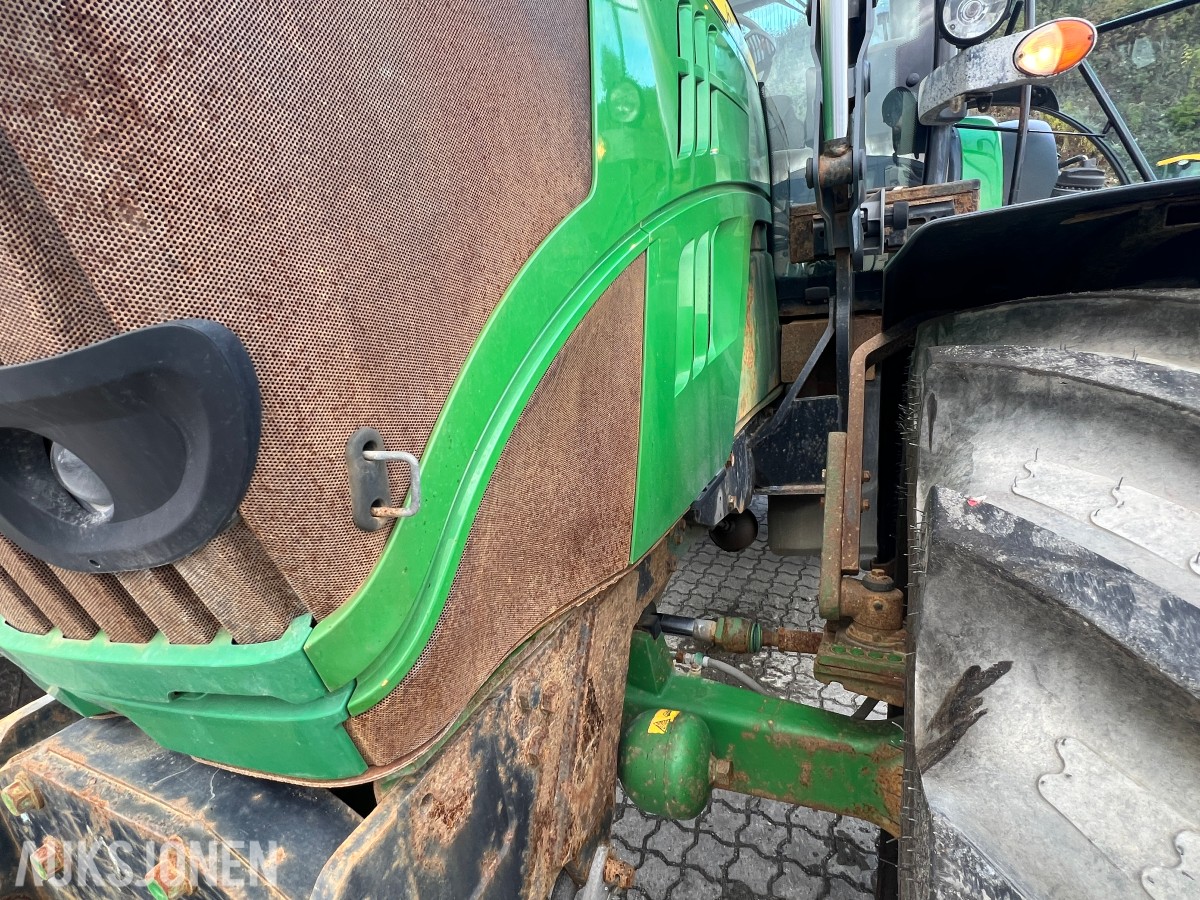 2013 John Deere 6150R - frontlaster, to hjulsett