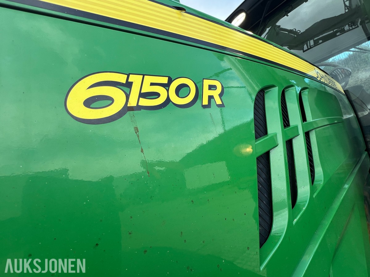 2013 John Deere 6150R - frontlaster, to hjulsett