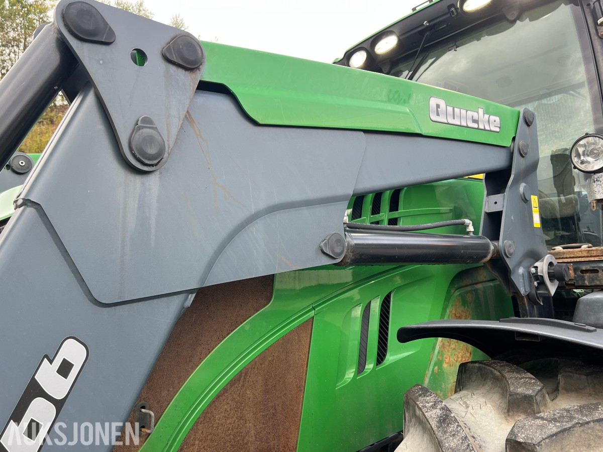 2013 John Deere 6150R - frontlaster, to hjulsett