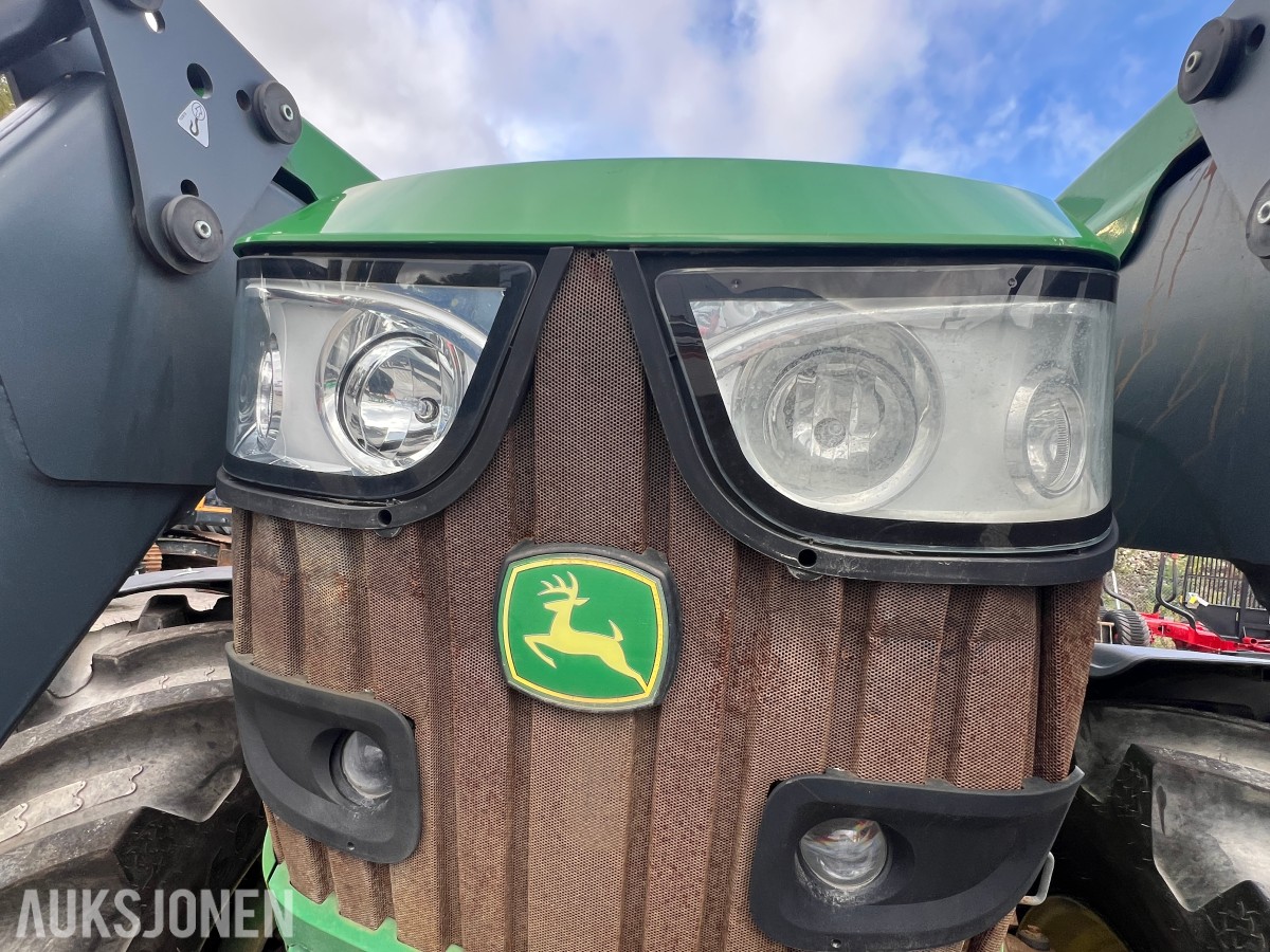 2013 John Deere 6150R - frontlaster, to hjulsett