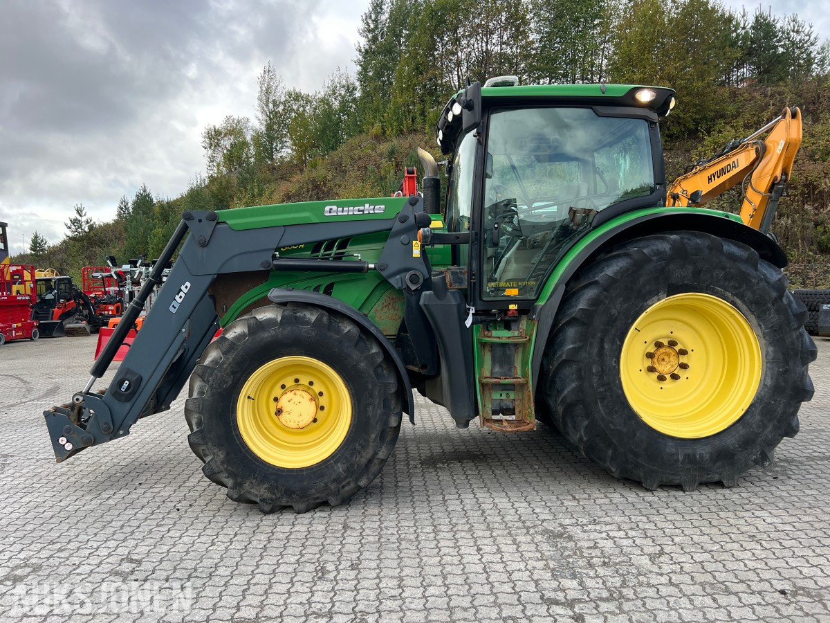 2013 John Deere 6150R - frontlaster, to hjulsett