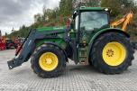 2013 John Deere 6150R - frontlaster, to hjulsett