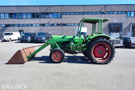 1966 Deutz D4005 - Frontlaster med skuffe – 44 hk