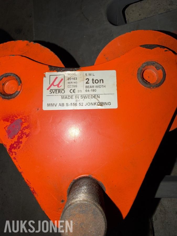 1999 Konekranes XN10 230v 3-fas komplett Talje