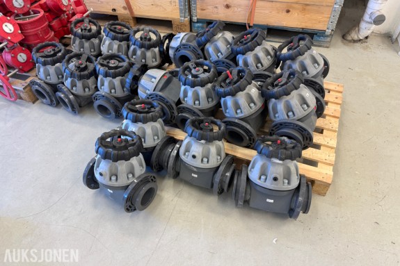 Parti med GEMÜ R677 manuelle membranventiler