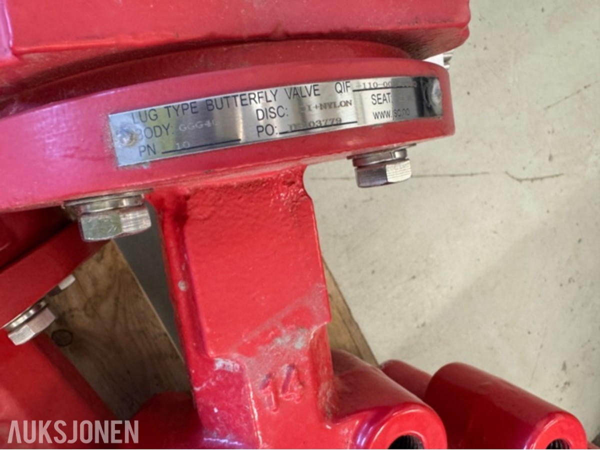 Parti QIF butterflyventiler og tilbakeslagsventiler DN110–DN350 tilbakeslagsventiler DN110–DN350