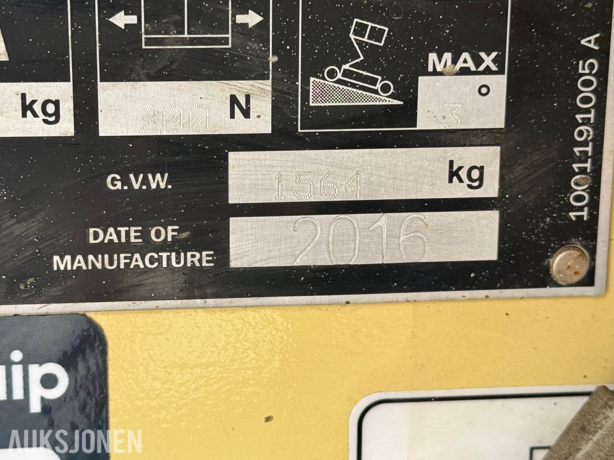2016 - JLG 1930ES elektrisk sakselift