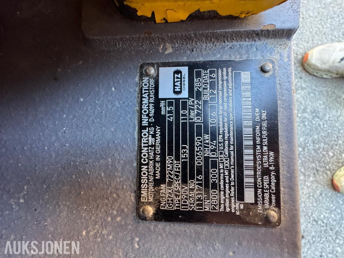 2017 Atlas Copco LH804 fjernstyrt vibroplate