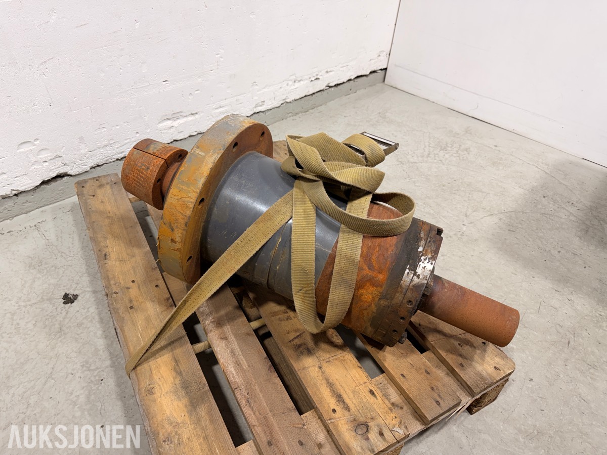 Trommel med flenser - maskinkomponent, 327 kg