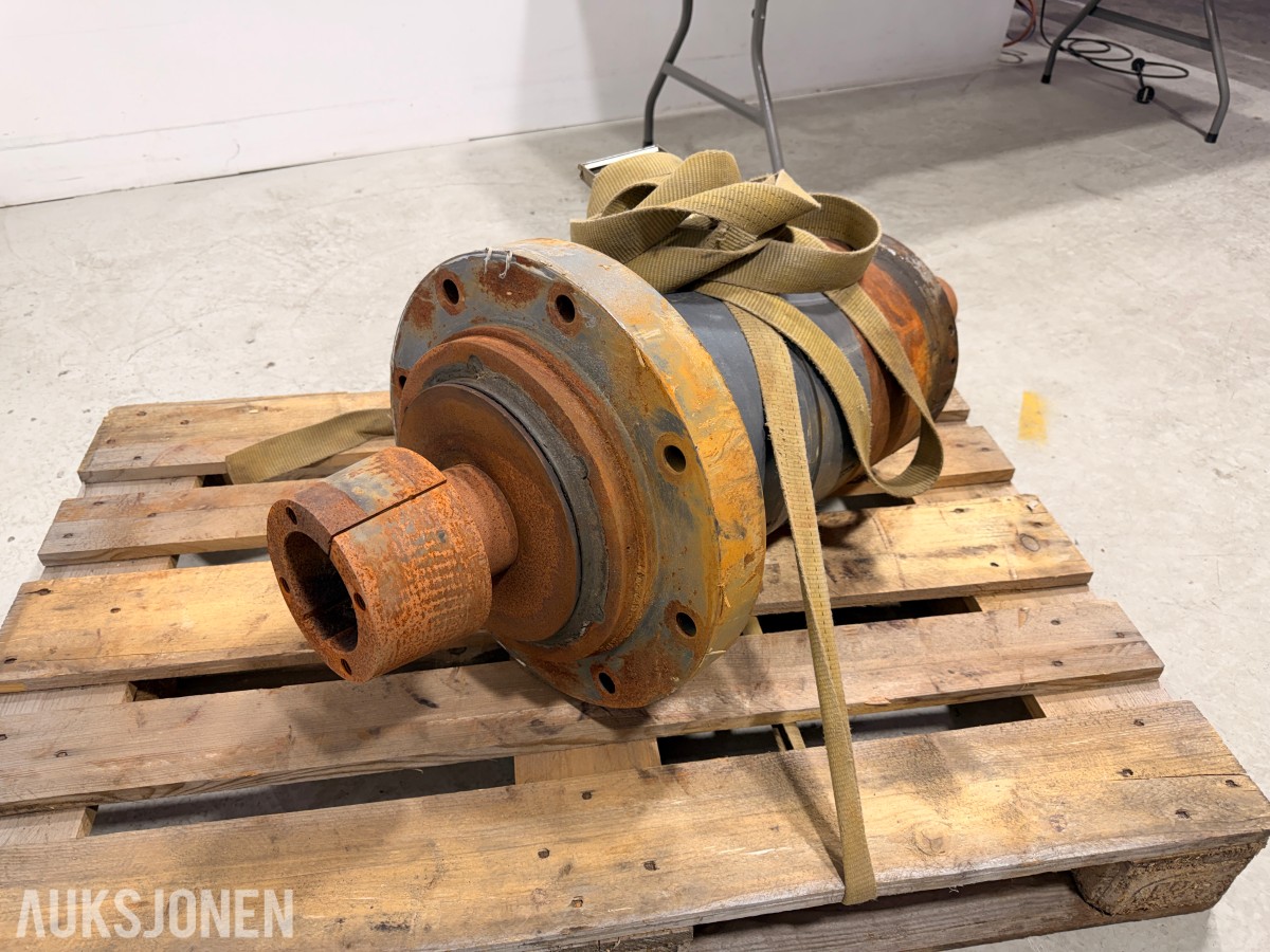 Trommel med flenser - maskinkomponent, 327 kg