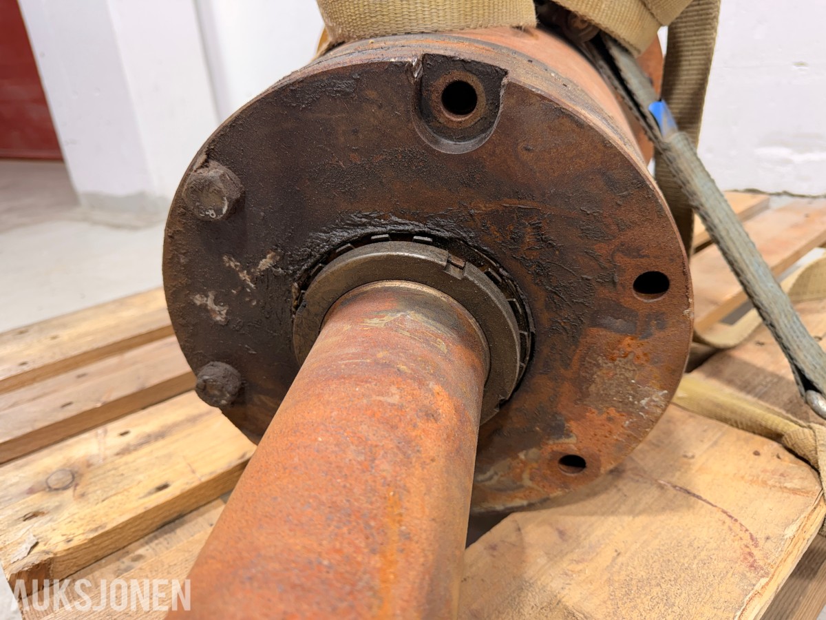 Trommel med flenser - maskinkomponent, 327 kg