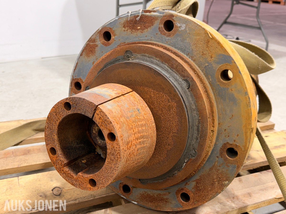 Trommel med flenser - maskinkomponent, 327 kg