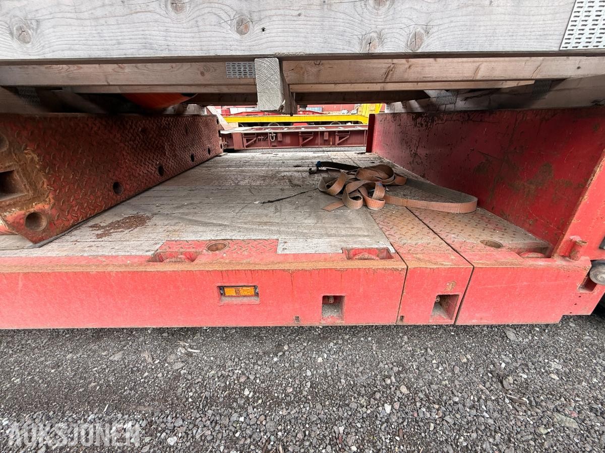 2007 Broshuis 3-akslet maskinsemitrailer / plattformtralle – 50 tonn totalvekt